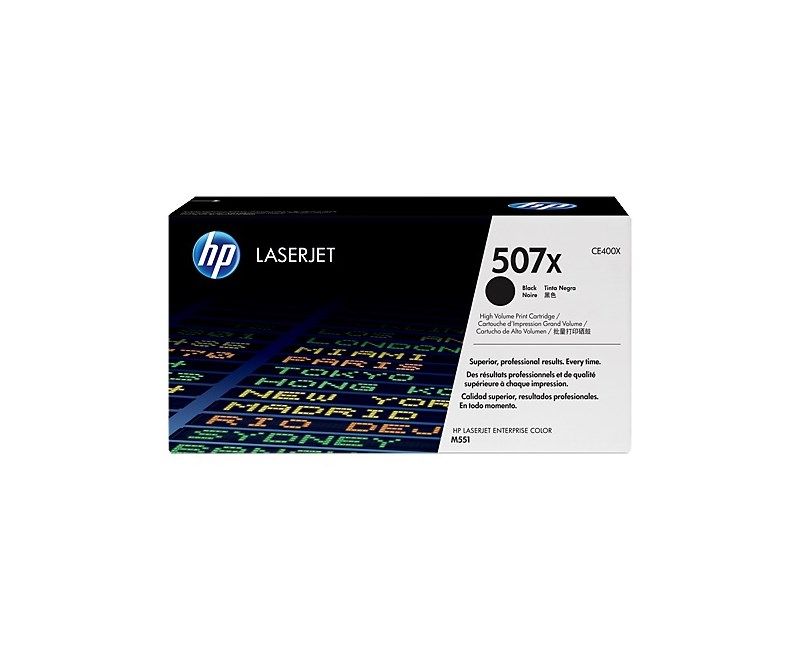 HP CE400X Siyah Toner Kartuş (507X) resmi