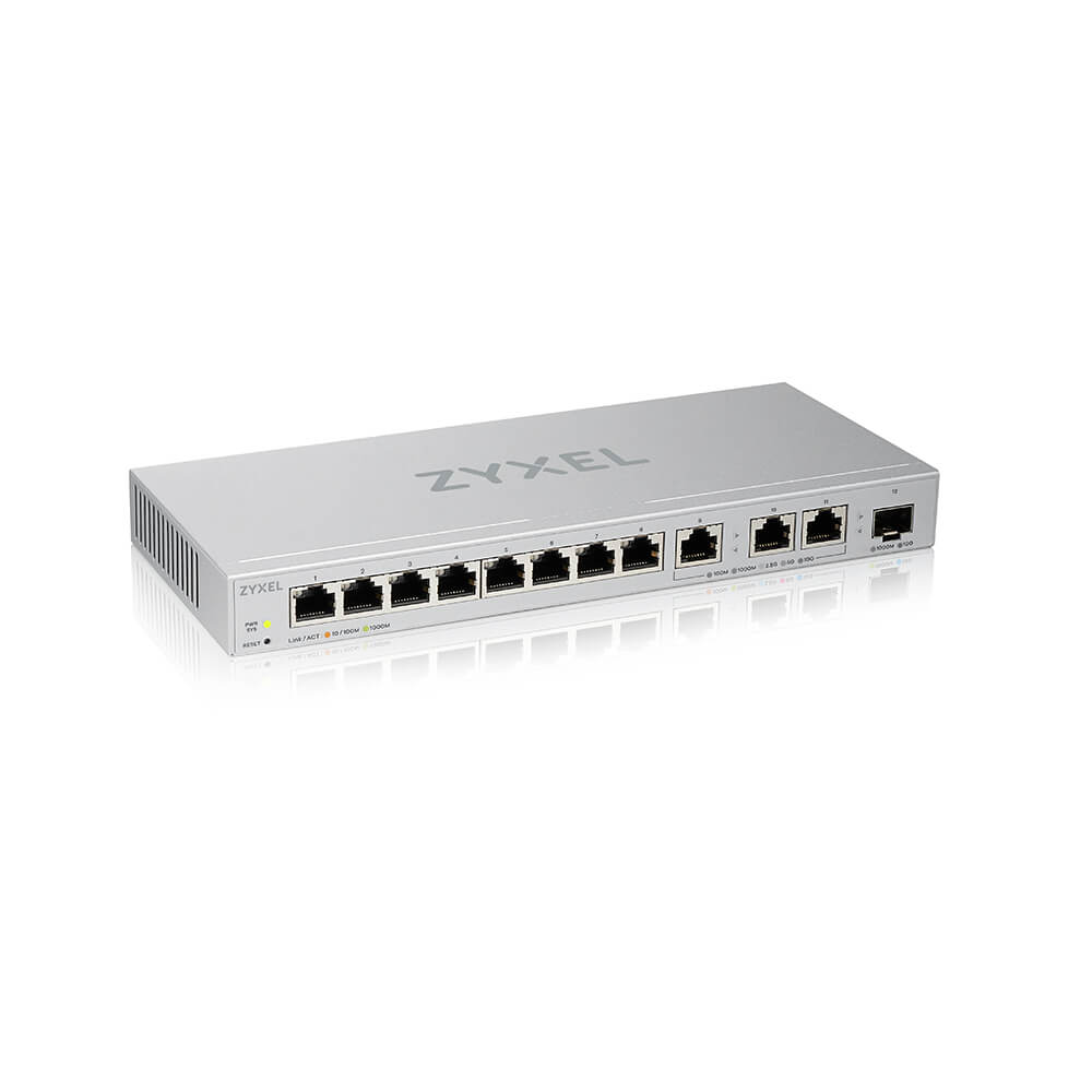 ZYXEL XGS1250-12 12 PORT MULTI GIGABIT MANAGED SWITCH WITH 3 PORT 10G AND 1 PORT 10G SFP PLUS resmi