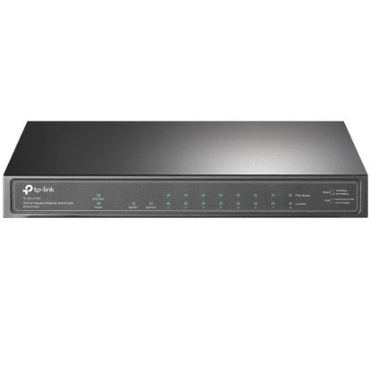 TP-LINK TL-SG1210P 10 PORT GİGABİT POE+ 8PORT GİGABİT POE 1 PORT GİGABİT RJ45 1 PORT GİGABİT SFP SWITCH resmi