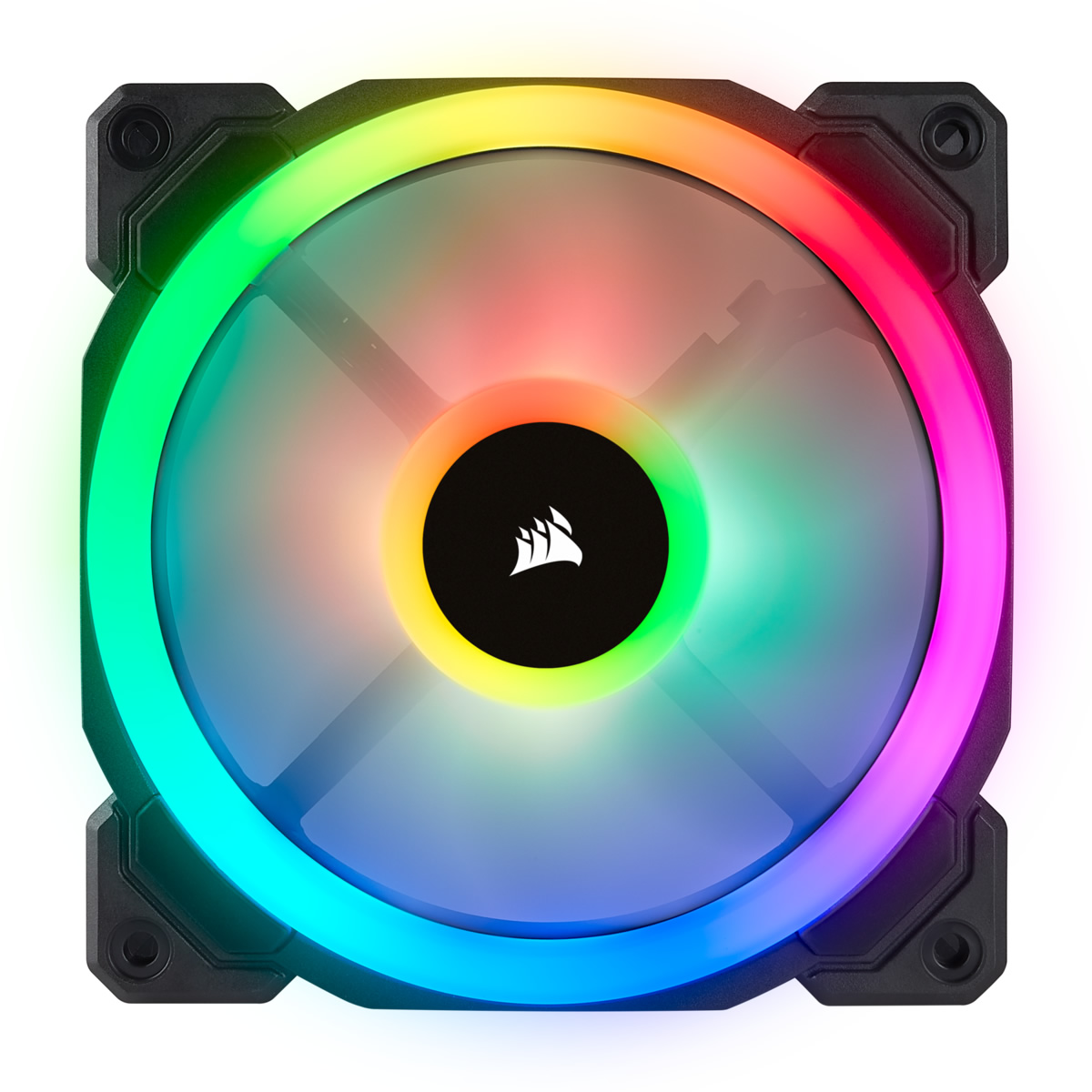 CORSAIR CO-9050072-WW LL120 RGB 120 MM CIFT RGB RENK DONGULU PWM FAN LIGHTING NODE PRO KONTROLCU ILE BIRLIKTE 3 LU PAKET resmi