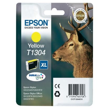 EPSON C13T13044022 SARI KARTUS 10 1 ML-XL resmi