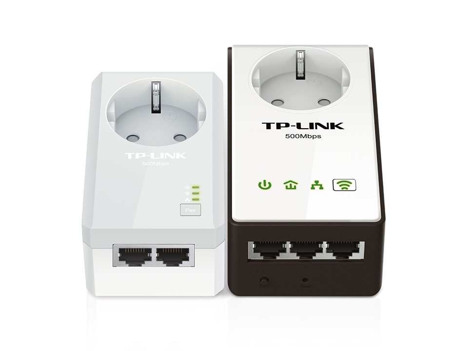 TP-LINK TL-WPA4230PKIT AV500 PASSTHROUGH POWERLINE GENİŞLETİCİ resmi