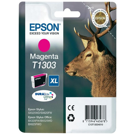 EPSON C13T13034022 MAGENTA KARTUS 10 1 ML-XL resmi