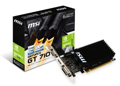 MSI VGA GT 710 2GD3H LP GT710 2GB DDR3 64B DX12 PCIE 3.0 X16 (1XVGA 1XDVI 1XHDMI) resmi