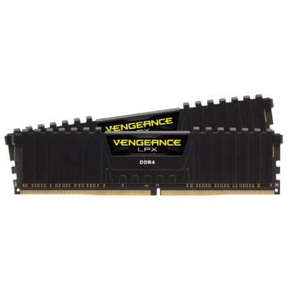 CORSAIR CMK16GX4M2D3600C18 16GB (2X8GB) DDR4 3600MHz CL18 VENGEANCE LPX BLACK SOGUTUCULU DIMM BELLEK resmi