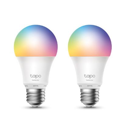 TP-LINK TAPO L530E (2-PACK) AYARLANABİLİR IŞIK SEVİYELİ AKILLI WI-FI MULTICOLOR LED AMPUL resmi