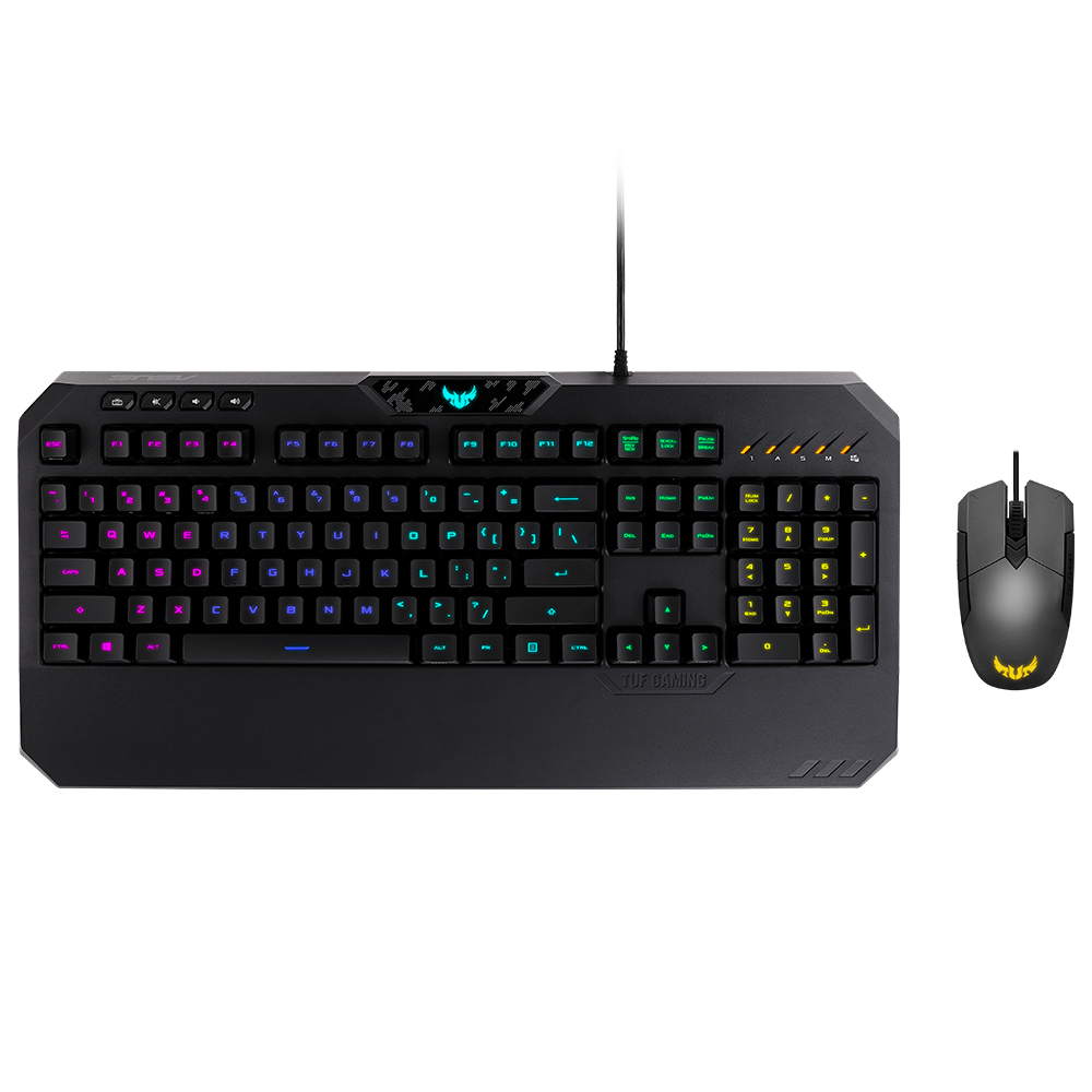 ASUS TUF GAMING COMBO K5 / M5 AURA SYNC RGB MECH BRANE OYUNCU TÜRKÇE KLAVYE MOUSE SET BİLEK DESTEĞİ SUYA VE TOZA DAYANIKLI TUF GAMING M5 MOUSE resmi
