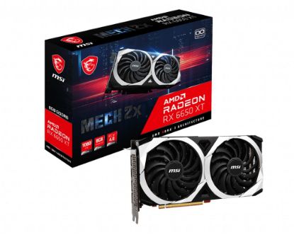 MSI VGA RADEON RX 6650 XT MECH 2X 8G OC RX6650XT 8GB GDDR6 128B PCIE 4.0 X8 (3XDP 1XHDMI) resmi