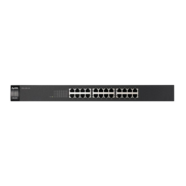 Zyxel ES1100-24E 24 Port 10/100 Mbps Switch resmi