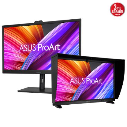 ASUS PROART PA32DC 32 OLED 4K 3840x2160 0.1MS DP HDMI USB-C USB MM VESA 3YIL 99% DCI-P3, OTOMATİK KALİBRASYON, HDR-10, HLG resmi