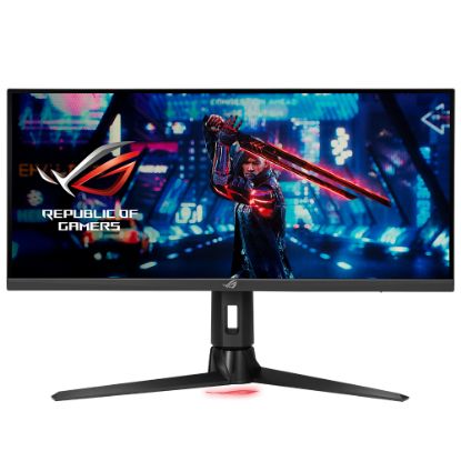 ASUS ROG STRIX XG309CM 29,5 GAMING FAST IPS FREESYNC VE G-SYNC UYUMLU HDR 1MS 220HZ DP HDMI USB MM VESA 3YIL ELMB %110 SRGB KVM Monitör resmi
