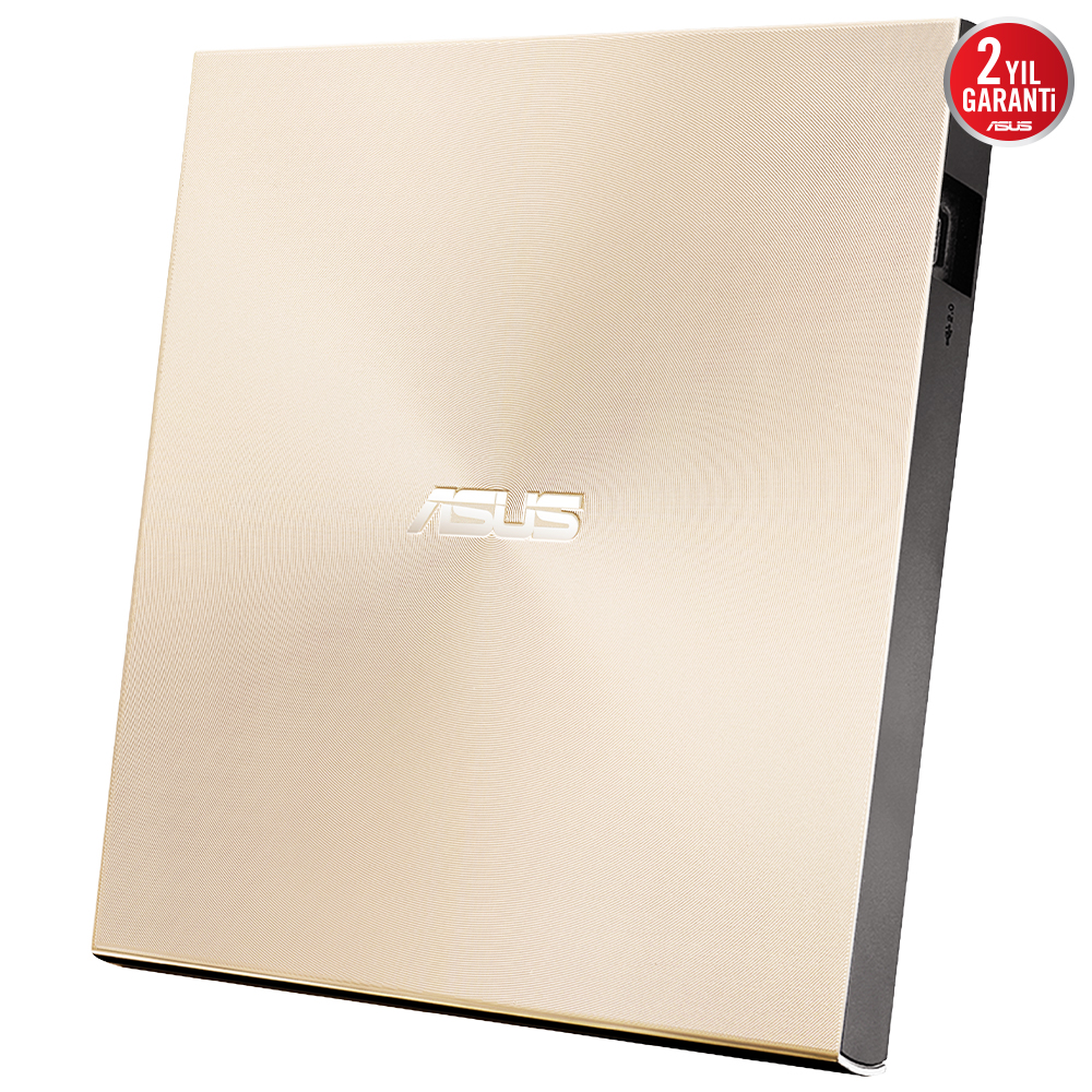 ASUS ASUS ZENDRİVE-U8M SDRW-08U8M-U HARİCİ ULTRA İNCE DVD YAZICI M-DİSC USB TYPE-C ALTIN resmi