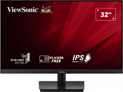 VIEWSONIC VA3209-MH MONITOR 31,5" 4MS 75HZ IPS 1920X1080 FHD 250 HDMI VGA 16:9 50M:1 16.7M HOPARLOR 3 KENAR CERCEVESIZ FLICKER FREE MAVI ISIK FILTRESI TILT VESA resmi