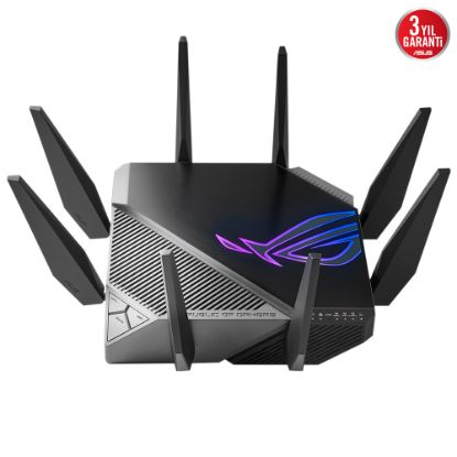 ASUS GT-AXE11000 WIFI6 GAMING-Aİ MESH-AIPROTECTIONPRO-TORRENT-BULUT-ROUTER-ACCESS POINT resmi