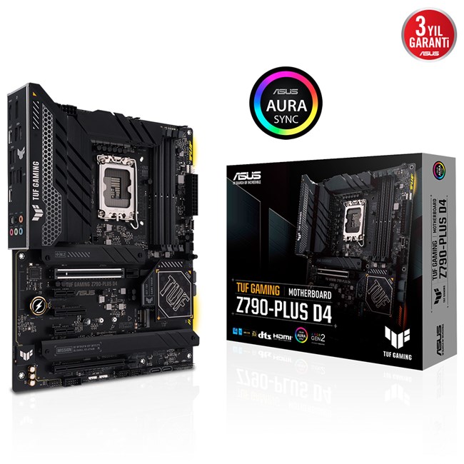 Asus Tuf Gaming Z790-Plus D4 1700P Hdmi Dp resmi