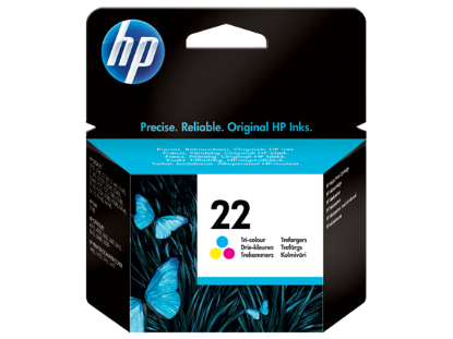 HP C9352AE (22) UC RENKLI MUREKKEP KARTUSU 165 SAYFA resmi