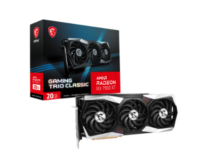 MSI VGA RADEON RX 7900 XT GAMING TRIO CLASSIC 20G RX7900XT 20GB GDDR6X 256B PCIE 4.0 X16 (3XDP 1XHDMI) resmi