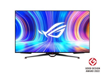 47 ASUS ROG SWIFT PG48UQ OLED GAMING GSYNC UYUMLU HDR 3840x2160 0.1MS 138HZ DP HDMI USB MM VESA 3YIL EYECARE FLICKER-FREE DCIP3 10BIT MONITOR resmi