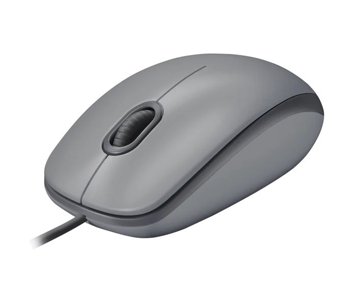 Logitech M110 Kablolu Optik Mouse Gri 910-006760 resmi