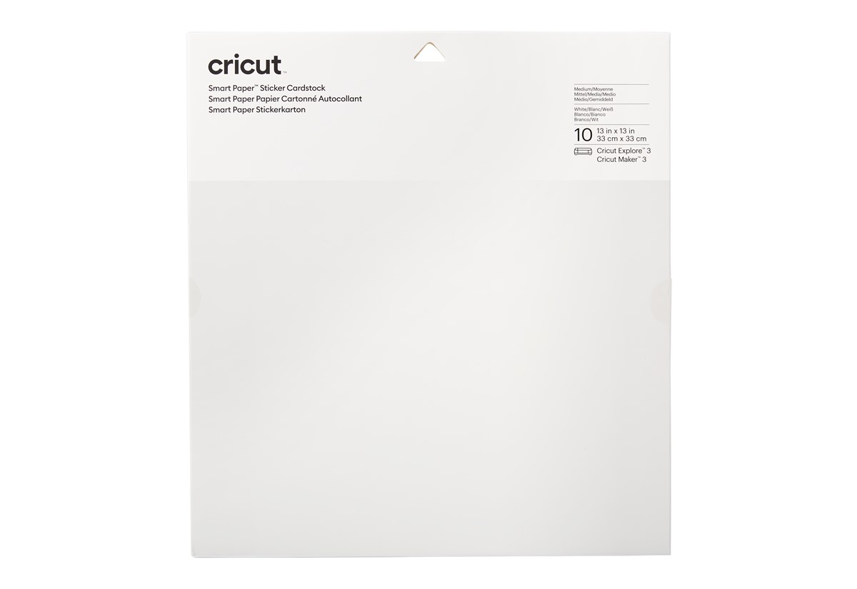 CRICUT 2008317 SMART ETİKET KARTON KAĞIT 33X33CM 10 SAYFA BEYAZ resmi