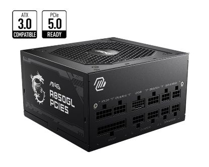 MSI PSU MAG A850GL PCIE5 850W 80+ GOLD FULL MODULAR POWER SUPPLY resmi