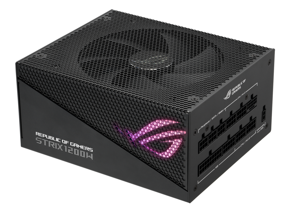 ASUS ROG STRIX 1200G AURA 80 PLUS GOLD 1000W MODÜLER ATX 3.0 UYUMLU PCI-E 5.0 10 YIL GARANTİ resmi