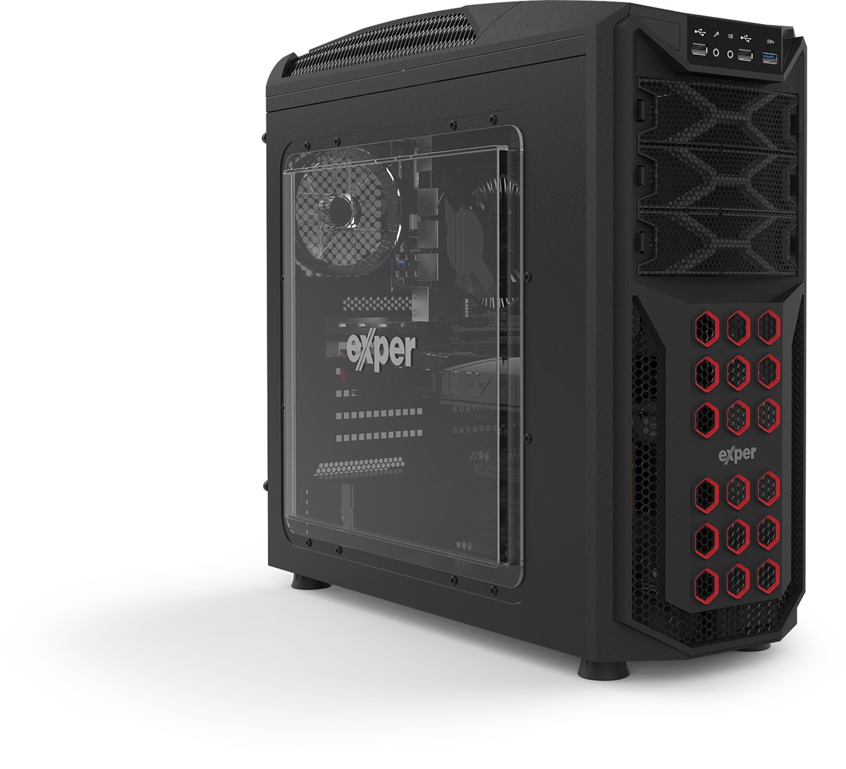 EXPER PC GAMING FLEX XCELLERATOR XC204 ARC H610 i7 12700F 32GB 1TB M2 SSD 8GB INTEL ARC A750 650W FDOS resmi