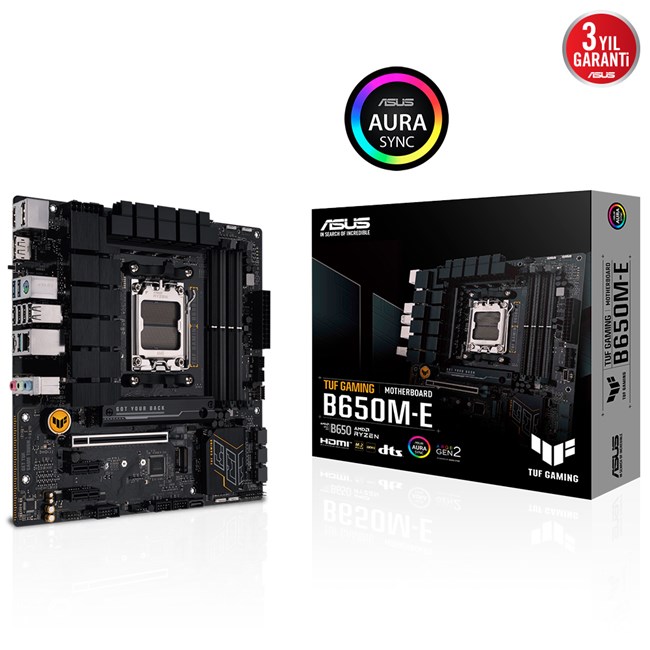 Asus Tuf Gaming B650M-E AM5 Ryzen DDR5 resmi