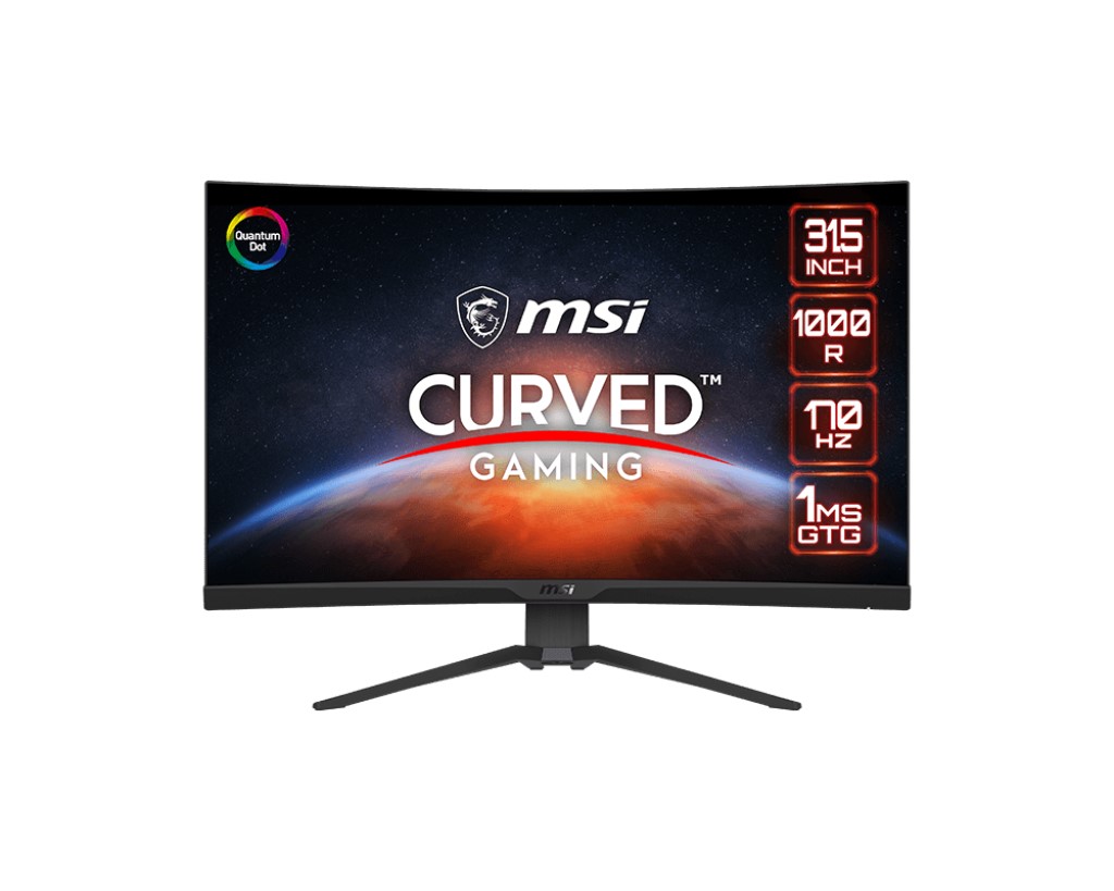 31.5 MSI MAG 325CQRF QD CURVED 1000R VA 2560X1440 (WQHD) 16:9 170HZ 1MS FREESYNC PREMIUM GAMING MONITOR resmi