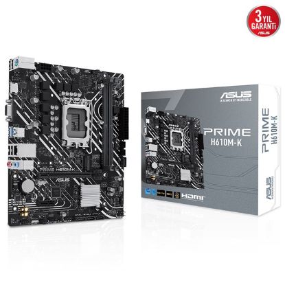 Asus Prime H610M-K D5 1700P Vga Hdmi resmi