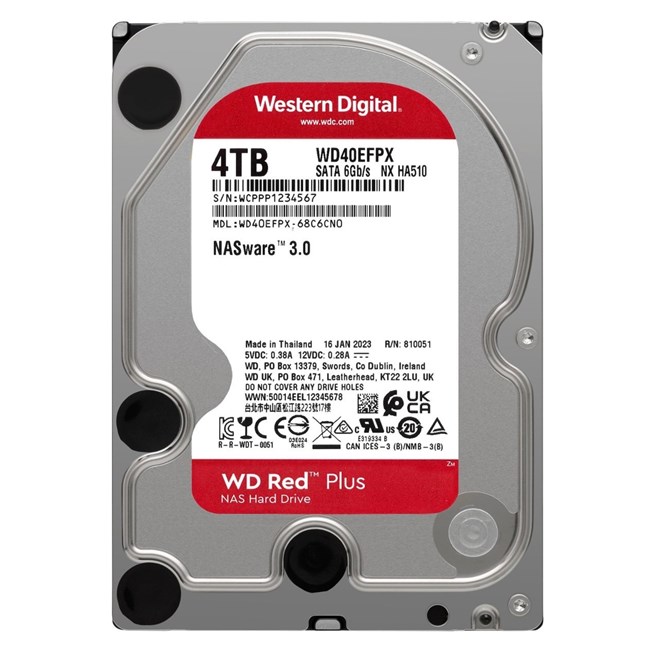 WD 4TB Red 3.5" 5400Rpm 256MB Sata3 WD40EFPX resmi