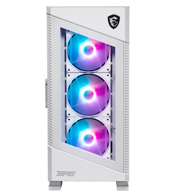 MSI MPG VELOX 100R WHITE Temperli Cam 1 x A-RGB Fan 4 x 120mm Fan ATX Gaming Bilgisayar Kasası resmi