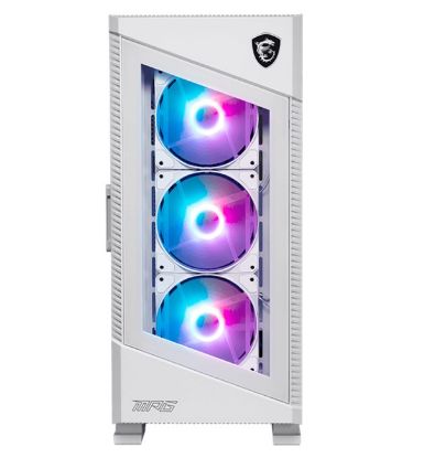 MSI MPG VELOX 100R WHITE Temperli Cam 1 x A-RGB Fan 4 x 120mm Fan ATX Gaming Bilgisayar Kasası resmi