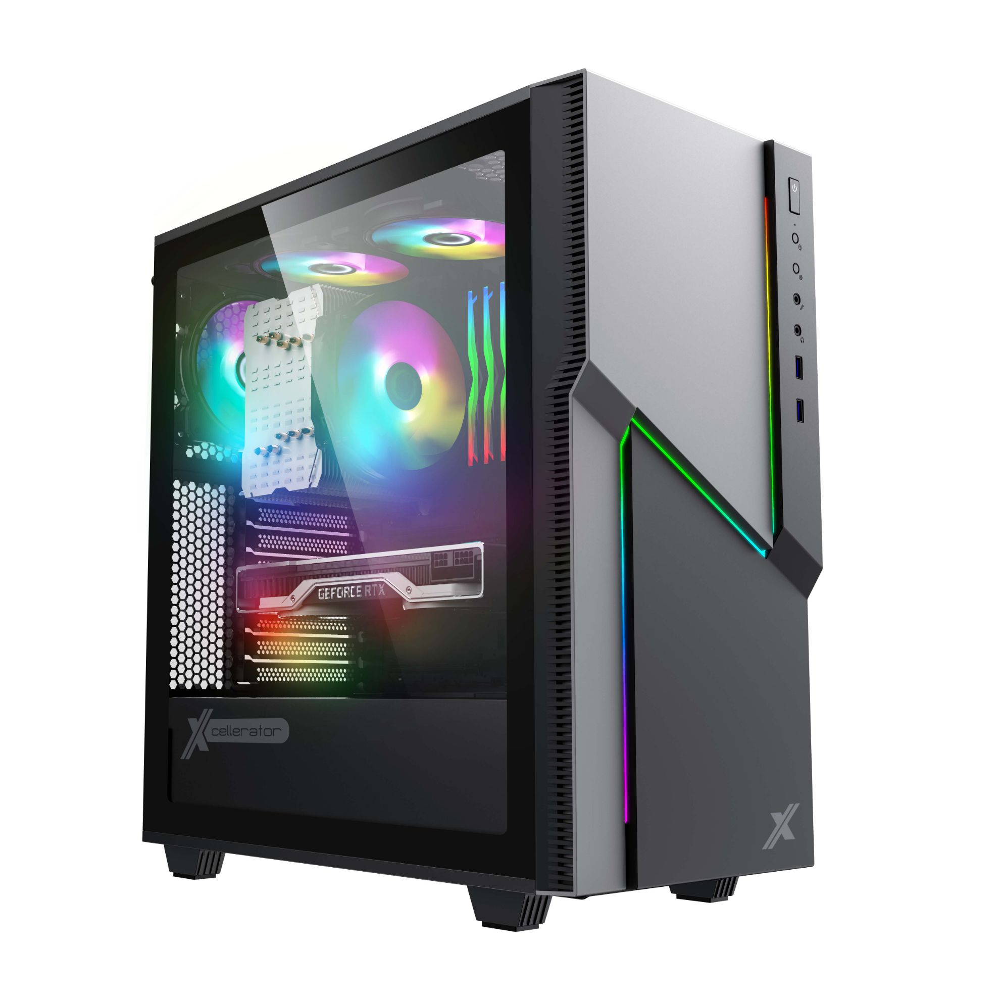 EXPER PC GAMING XCELLERATOR XC217 N1 Z790 i7 13700F 32GB 1TB M2 SSD RTX 4080 16GB 850W W11 PRO WiFi resmi