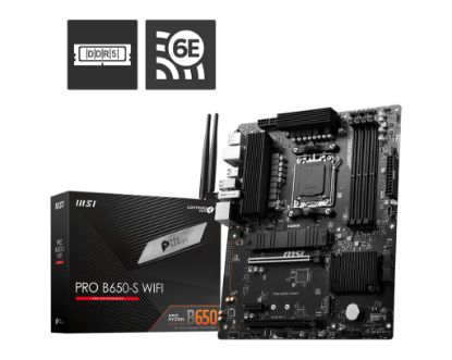 MSI MB PRO B650-S WIFI AM5 DDR5 7200MHZ(OC) HDMI DP M.2 USB3.2 2.5G LAN WI-FI 6E ATX resmi