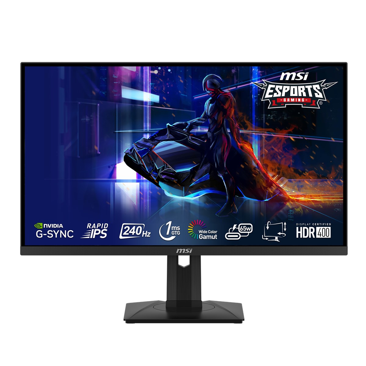 27 MSI G274QPX RAPID IPS 2560X1440 (WQHD) 16:9 240HZ 1MS G-SYNC GAMING MONITOR resmi