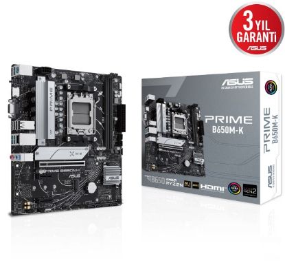 Asus Prime B650M-K AM5 Ryzen DDR5 Vga Hdmi resmi