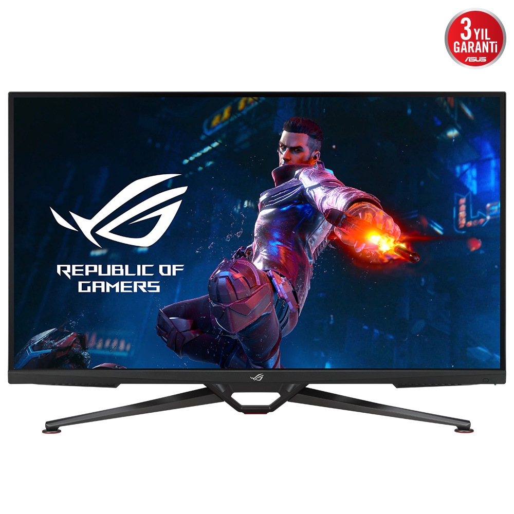 38 ASUS ROG SWIFT PG38UQ 38 GAMING 4K FAST IPS FREESYNC VE G-SYNC UYUMLU 3840x2160 1MS 144HZ DP HDMI USB MM VESA 3YIL EYECARE HDR 135 sRGB DCI-P3 98 HDMI 2.1 Monitör resmi