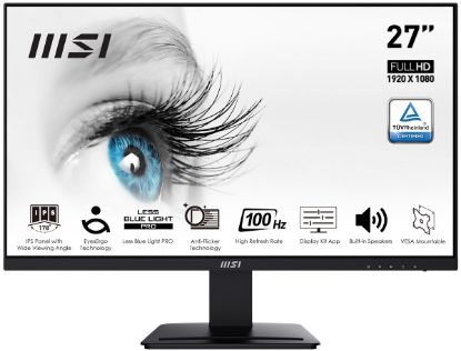 MSI 27 PRO MP273A 1920x1080 (FHD) FLAT IPS 100HZ 1MS ANTI-GLARE MONITOR resmi