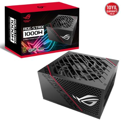 ASUS ROG-STRIX-1000G MODÜLER 80+ GOLD SERTİFİKA ATX 3.0 UYUMLU PCI-E 5.0 10 YIL GARANTİ resmi