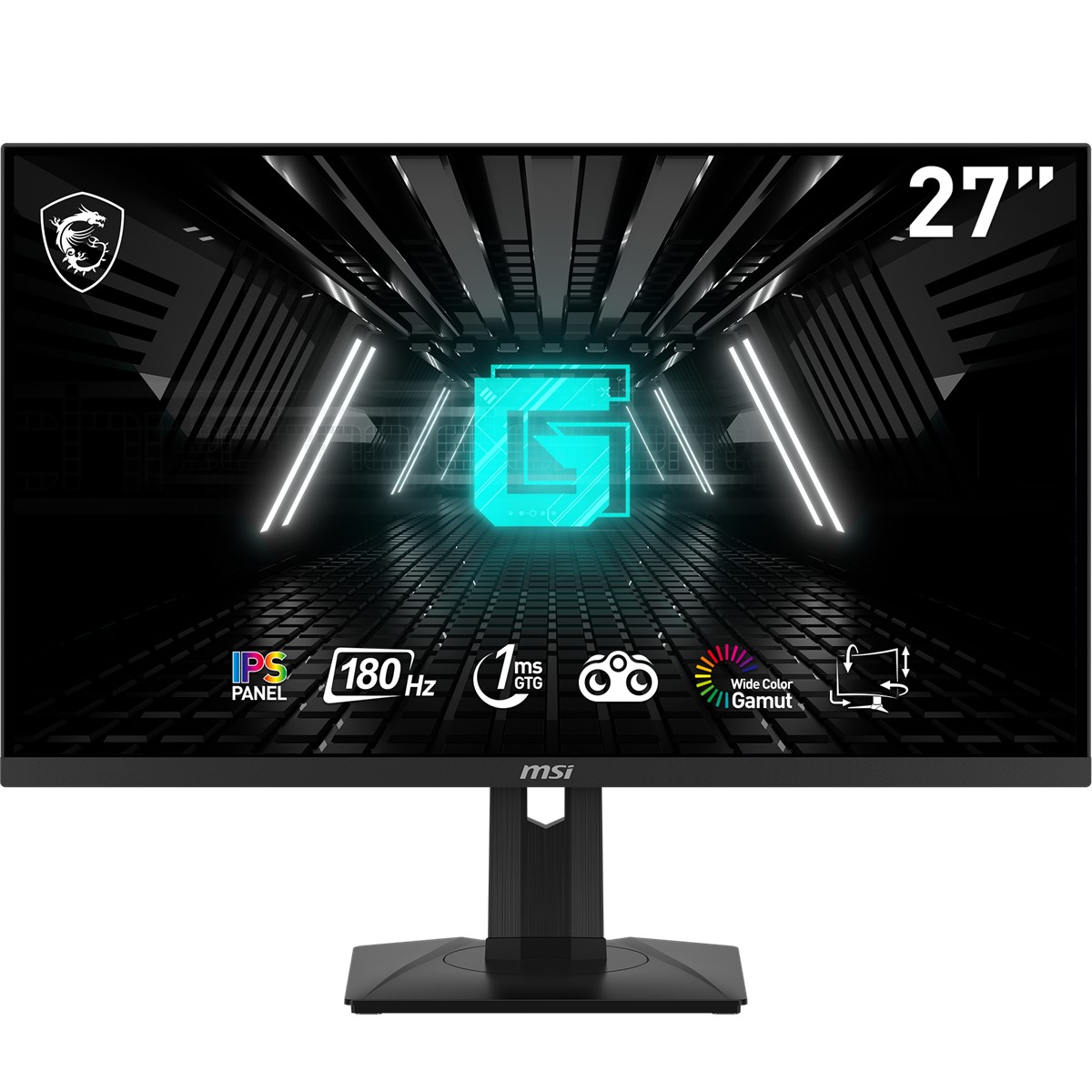 MSI G274PF 27 FLAT IPS 1920X1080 (FHD) 16:9 180HZ 1MS FREESYNC PREMIUM GAMING MONITOR resmi