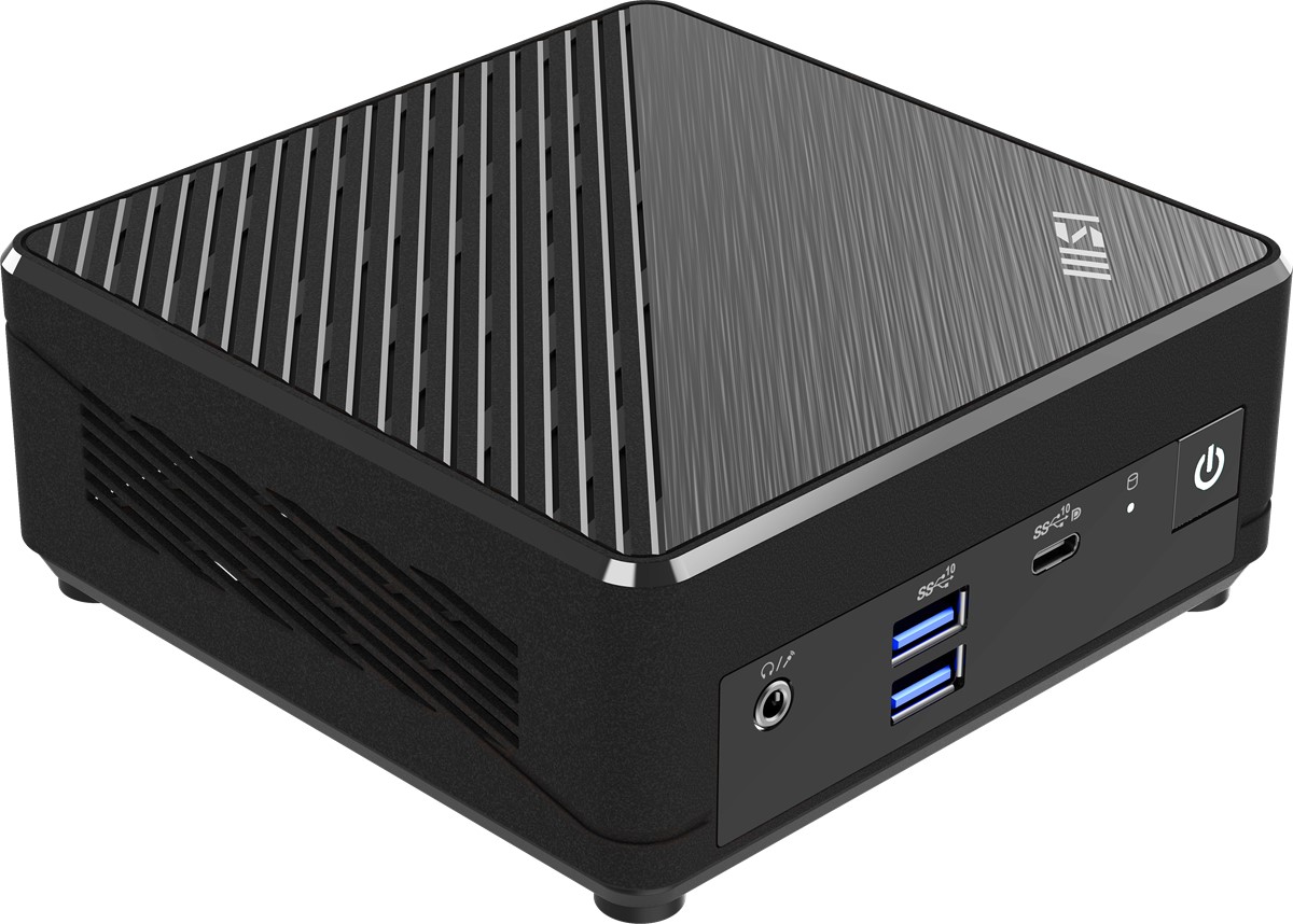 MSI CUBI N ADL-072XEU PROCESSOR N200 4GB DDR4 128GB SSD DOS SIYAH MINIPC resmi