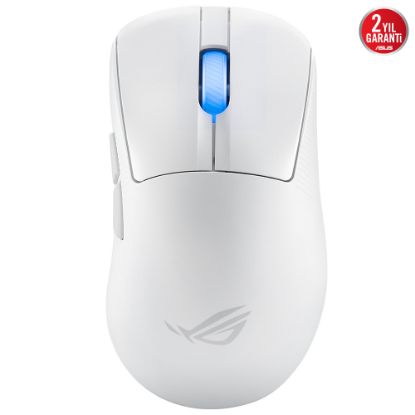 ASUS ROG KERIS II WIRELESS ACE OYUNCU MOUSE 42000 DPI 750 IPS OPTİK SENSÖR AURA SYNC RGB BEYAZ resmi