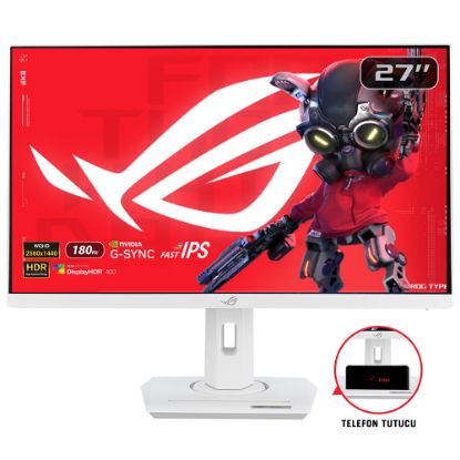 ASUS XG27ACS-W 27INCH 2560x1440 180HZ 1MS USB TYPE-C FAST IPS GAMING MONITOR BEYAZ resmi