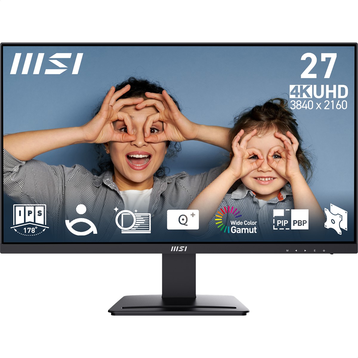 MSI 27 PRO MP273U 3840x2160 (UHD) FLAT IPS 60HZ 4MS ANTI-GLARE MONITOR resmi