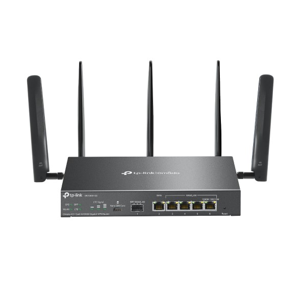 TP-LINK ER706W-4G OMADA 4G+ CAT6 AX3000 GIGABIT VPN ROUTER resmi