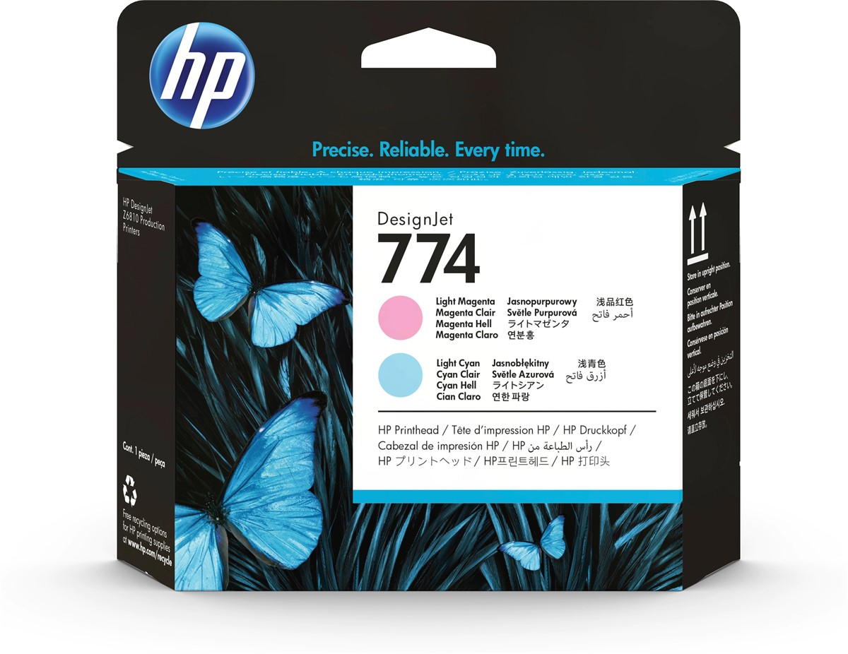 HP P2V98A (774) AÇIK MAGENTA/AÇIK CAM GÖBEĞİ DESIGNJET BASKI KAFASI resmi