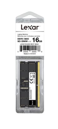 LEXAR RAM NB DDR5 SO-DIMM 16GB 262 PIN 5600MBPS CL46 1.1V- BLISTER PACKAGE LD5S16G56C46ST-BGS resmi