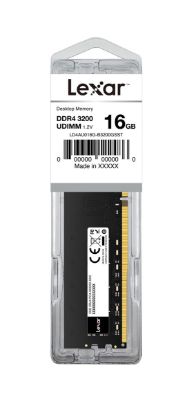 LEXAR RAM DT DDR4 U-DIMM 16GB 288 PIN 3200MBPS CL22 1.2V- BLISTER PACKAGE LD4AU016G-B3200GSST resmi