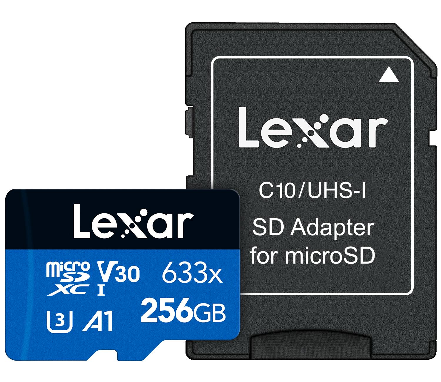 LEXAR 128GB LSDMI128BB633A 633X MICRO SDXC UHS-I WITH SD ADAPTER 100MB/S READ 45MB/S WRITE C10 A1 V30 U3 resmi